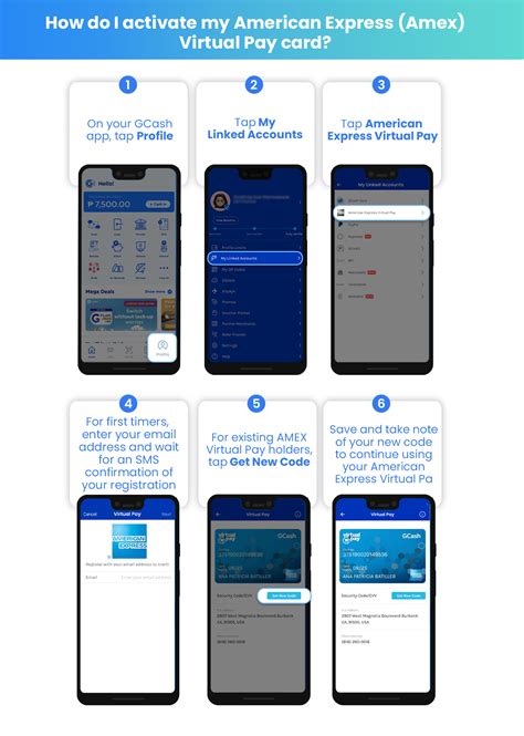 Activate your AMEX Virtual Pay Card – GCash Help Center.